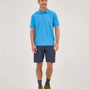 Wrangler Men's 9" Performance E-waist Cargo Shorts - Navy Blue 44